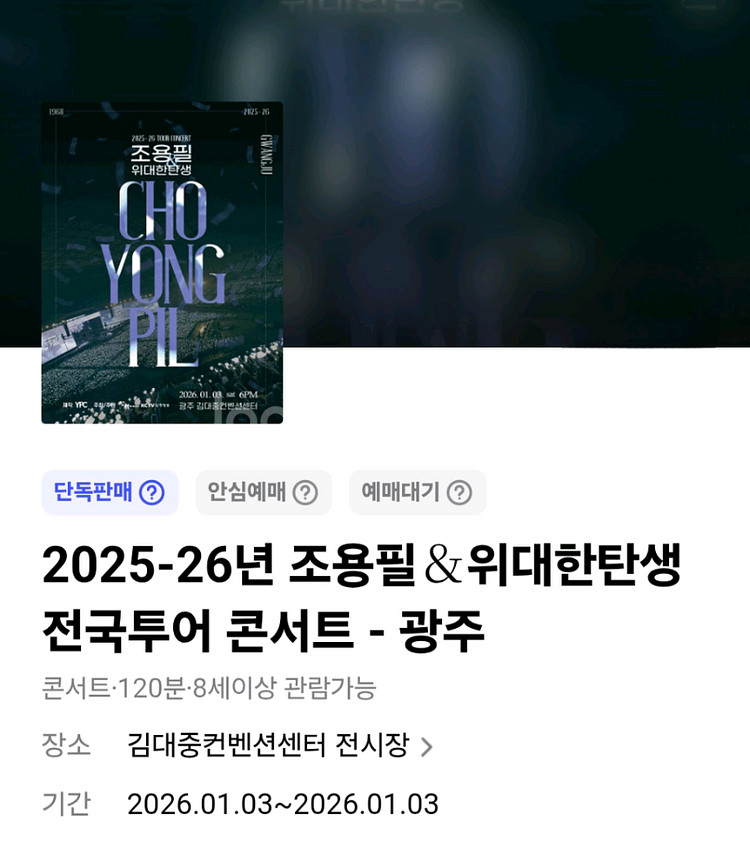 조용필콘서트 광주--1