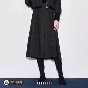 타임 리브블록 후드 구스다운점퍼 랑방 마인 더캐시미어