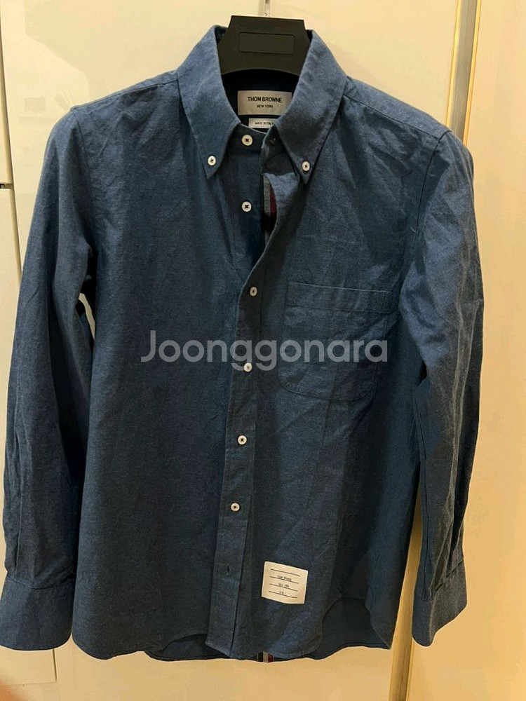 25fw 톰브라운 백삼선 청셔츠 98~103--0