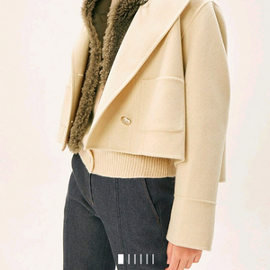 타임 핸드메이드 크롭 재킷 랑방 마인 더캐시미어 시스템