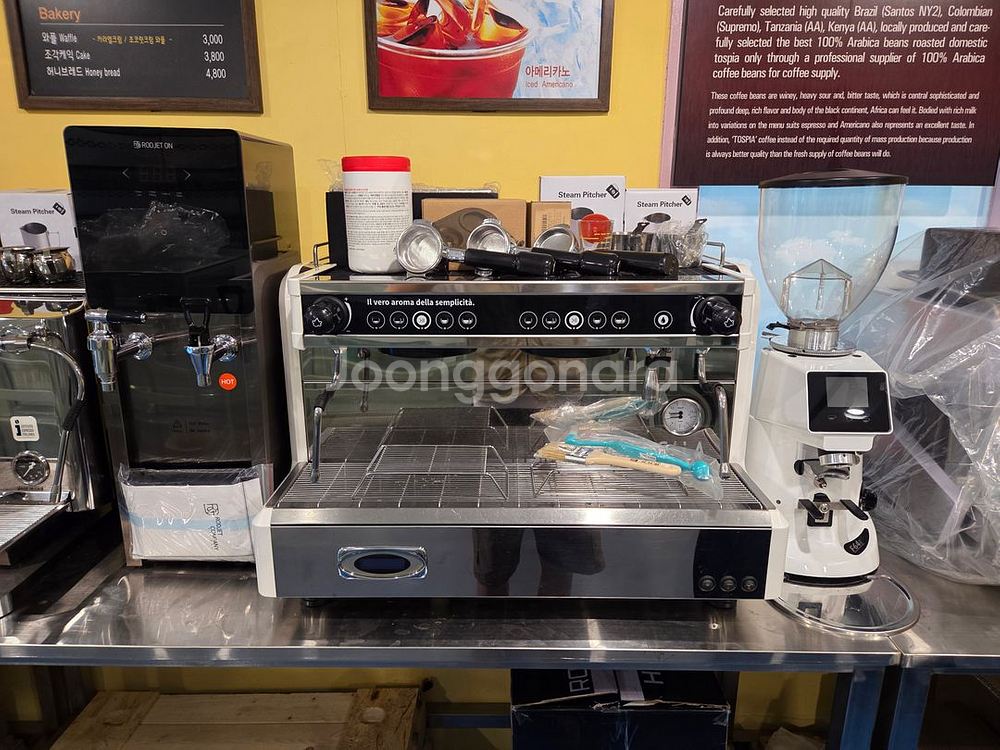 카페 브라질리아 갈라 커피머신 세트 중고커피머신--0