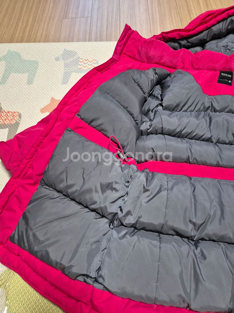 블랙야크 패딩 120 여아--5