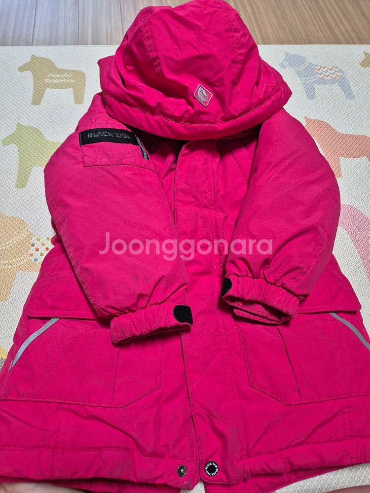 블랙야크 패딩 120 여아--7