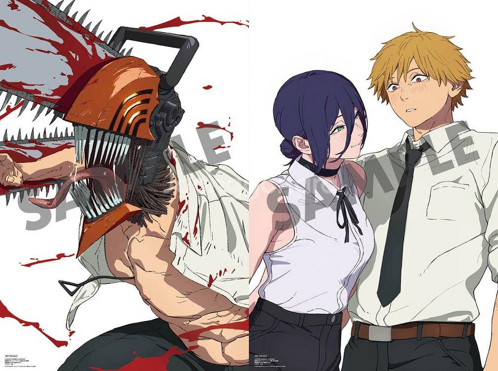 체인소맨 잡지 스크린알파 레제 포스터 원화--1