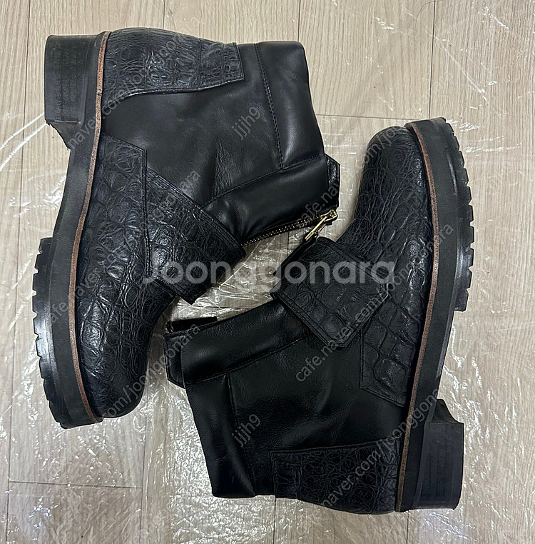 레이크넨 블랙 레더 워커--1