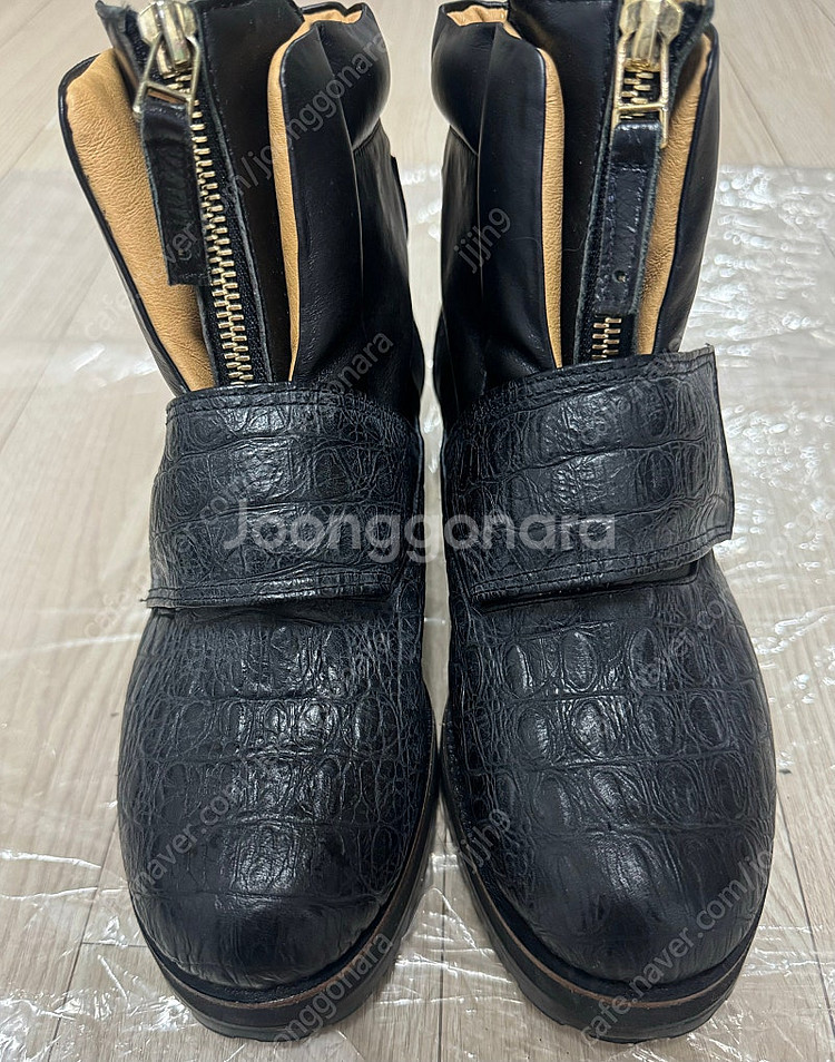 레이크넨 블랙 레더 워커--2