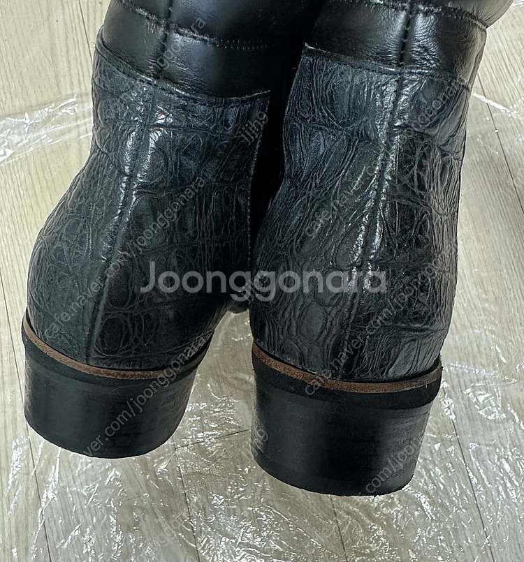 레이크넨 블랙 레더 워커--3