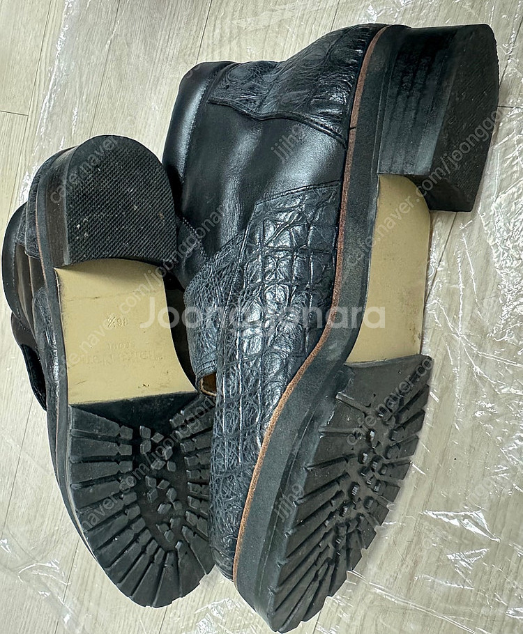 레이크넨 블랙 레더 워커--5