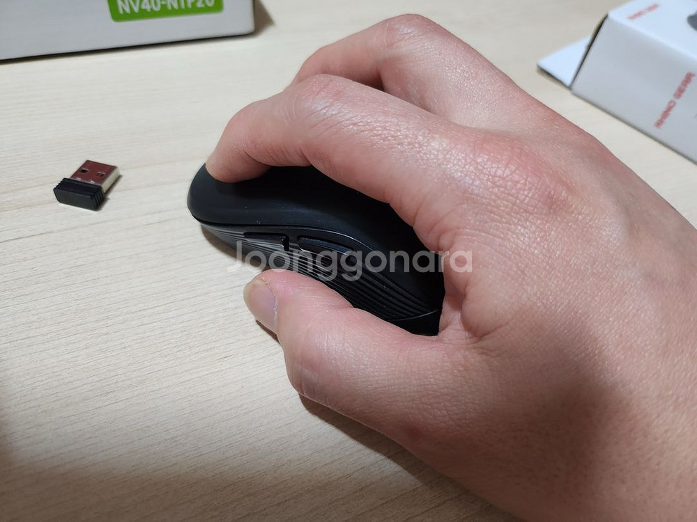 노트북 쿨러, 무선마우스 (5버튼), 노트북 파우치세트--4