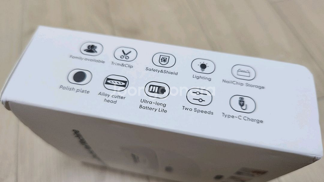 전동 손톱깎이 자동 네일 트리머 새제품--2