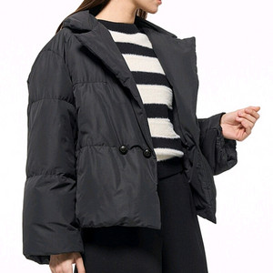 타임 디테쳐블 후드 구스다운 점퍼 랑방 마인 더캐시미어