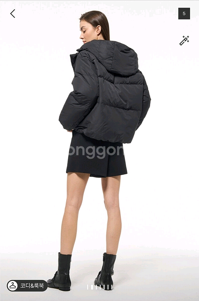 타임 디테쳐블 후드 구스다운 점퍼 랑방 마인 더캐시미어--2