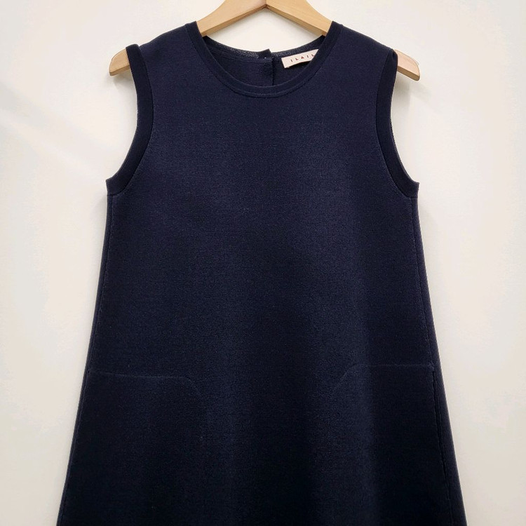 일라일 슬리브리스 롱 니트 원피스--1