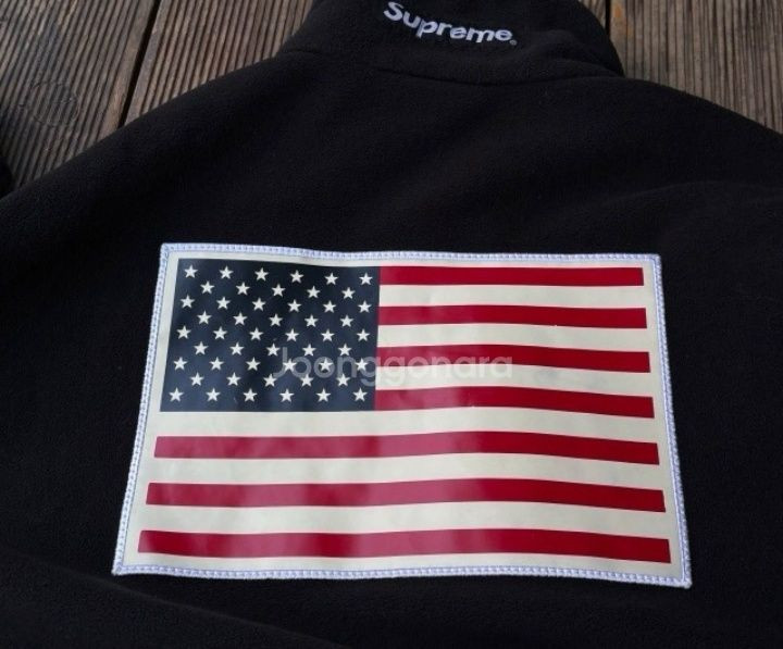 노스페이스 슈프림 성조기 플리스 자켓 105~110--3