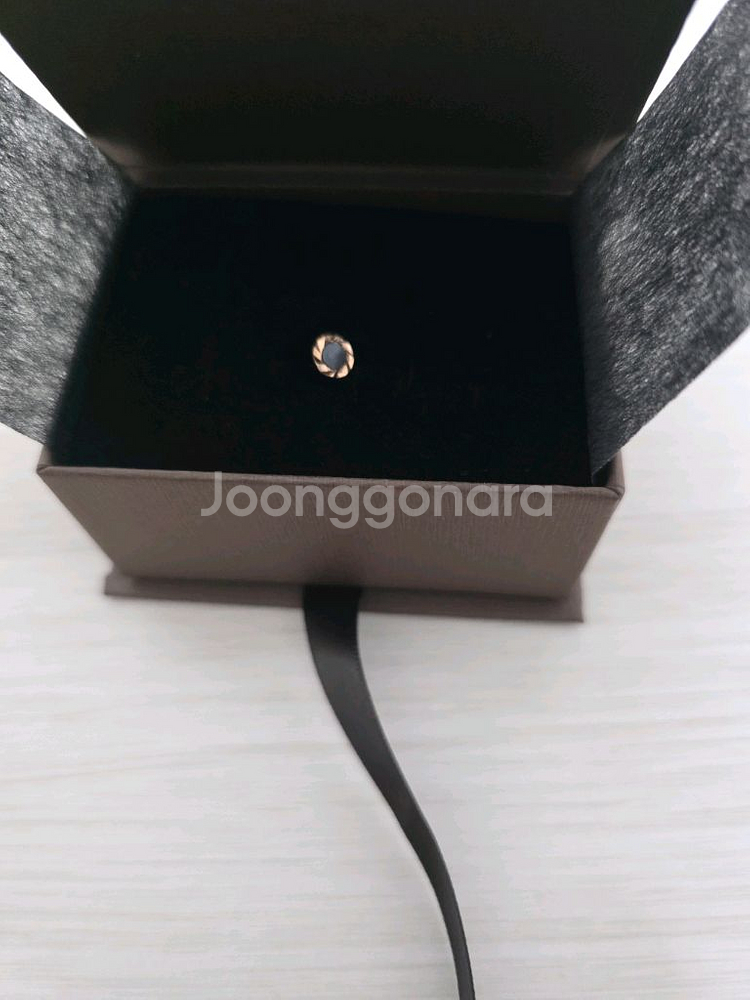 14k로즈골드오닉스 피어싱--0