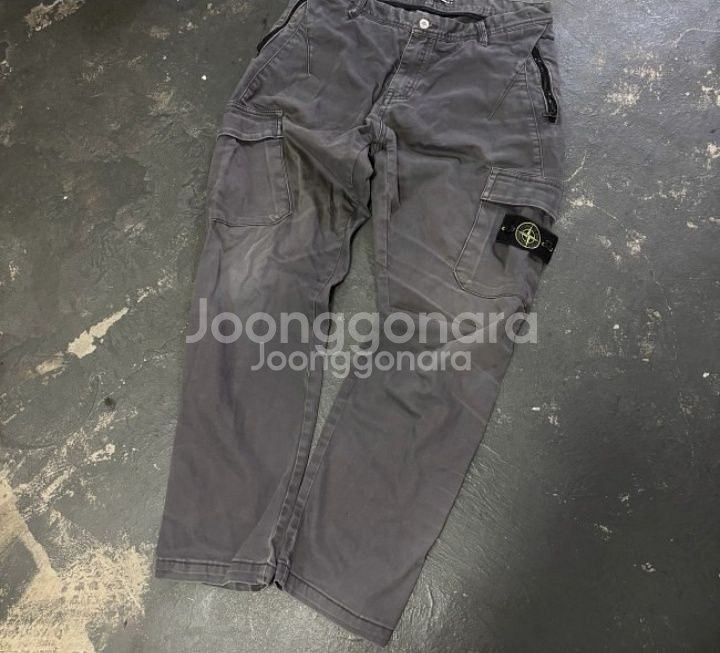 스톤아일랜드 카고바지 카고팬츠 33인치--0