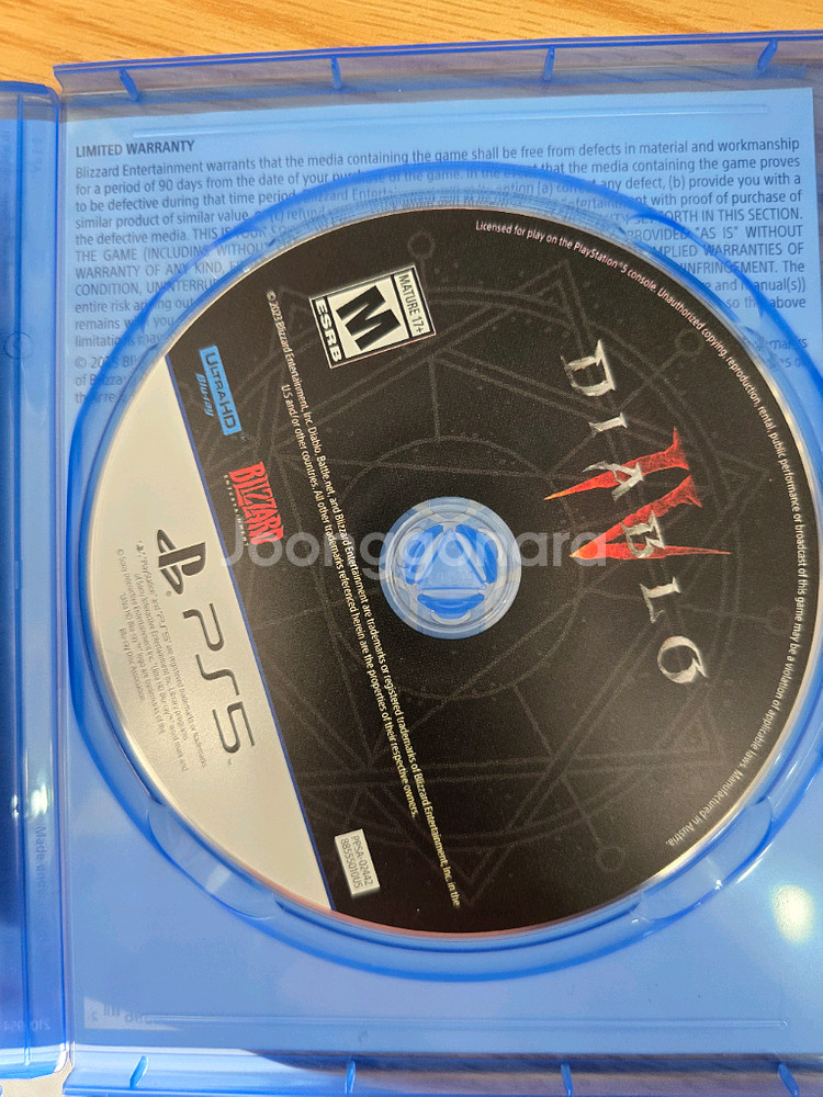 PS5 디아블로4 판매합니다.--1