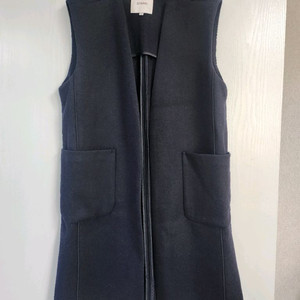 블랙 롱 베스트 66