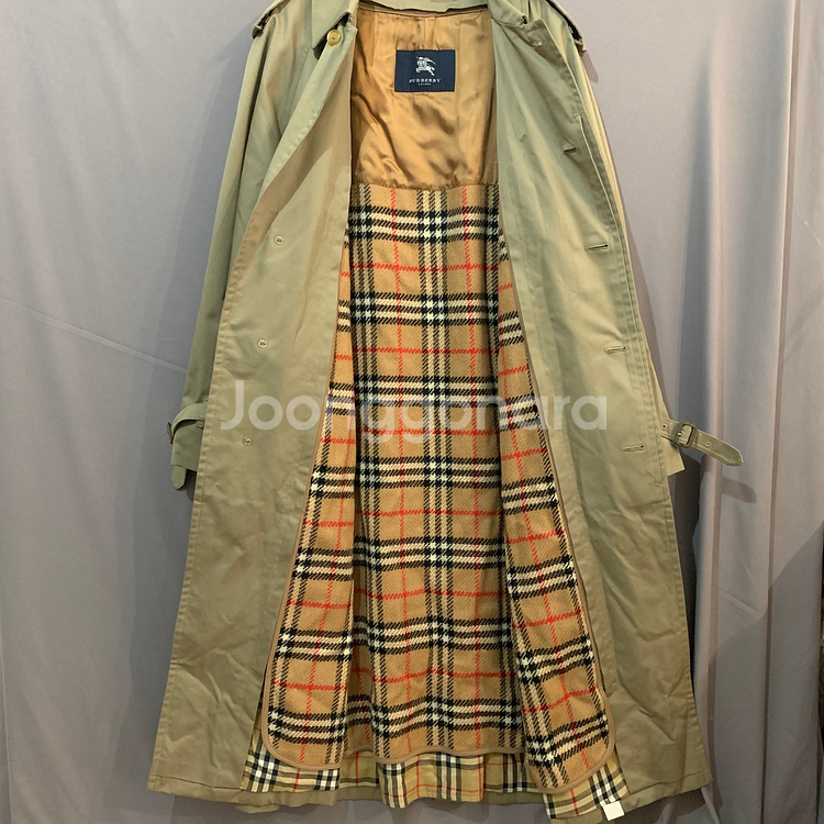 50 버버리런던 노바체크 내피 트렌치 코트--3
