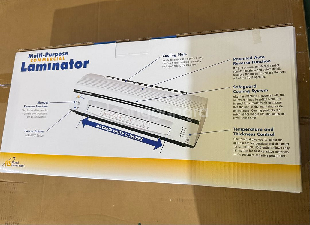 로얄소브린 파우치 코팅기 APL-330U 미개봉 팝니다--1