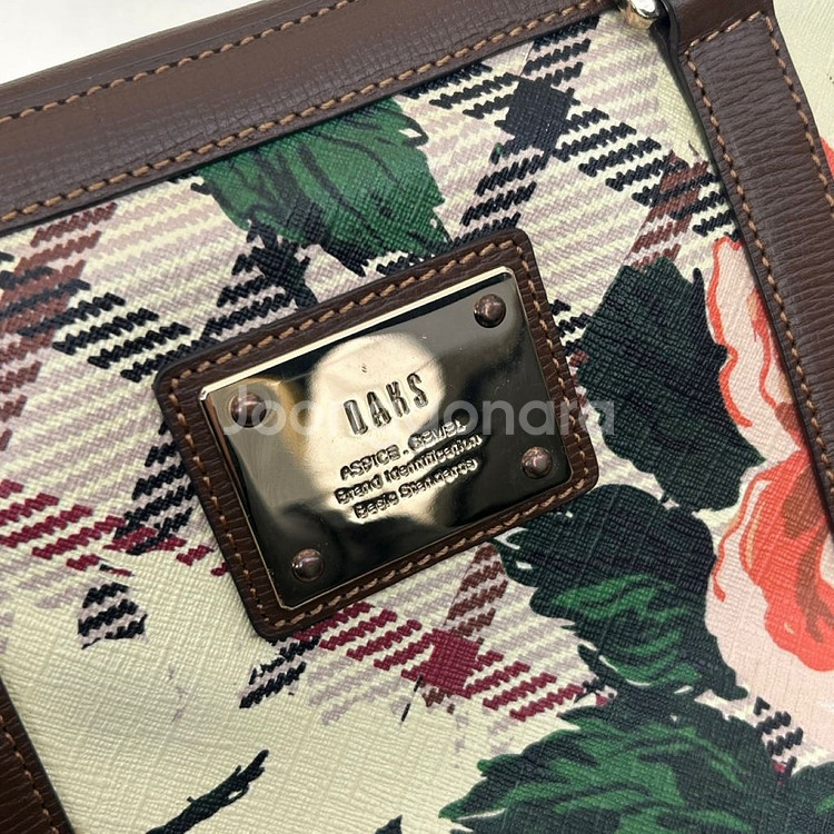 빈티지 닥스 DAKS 플라워 토트백 숄더백 가방 팝니다--1