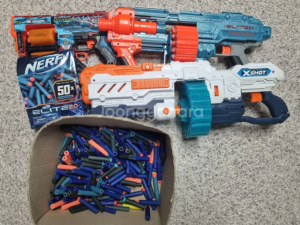 너프건5개 일괄 판매합니다.--0