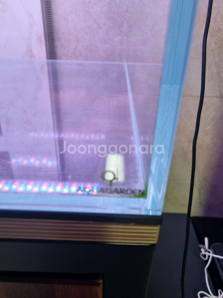 아쿠아가든 2자광폭 수조 어항 다이 세트 팝니다--2