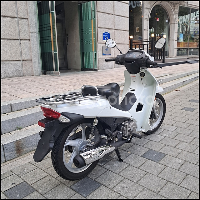 시티베스트 CB115 19년식 화이트 배달용 오토바이--4