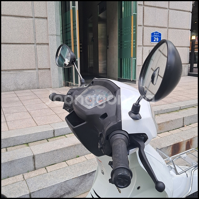 시티베스트 CB115 19년식 화이트 배달용 오토바이--6