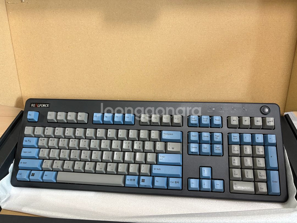 리얼포스R3 토프레 무접점 저소음 한글각인 45g균등--0