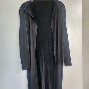 새상품급)플리츠 롱 가디건