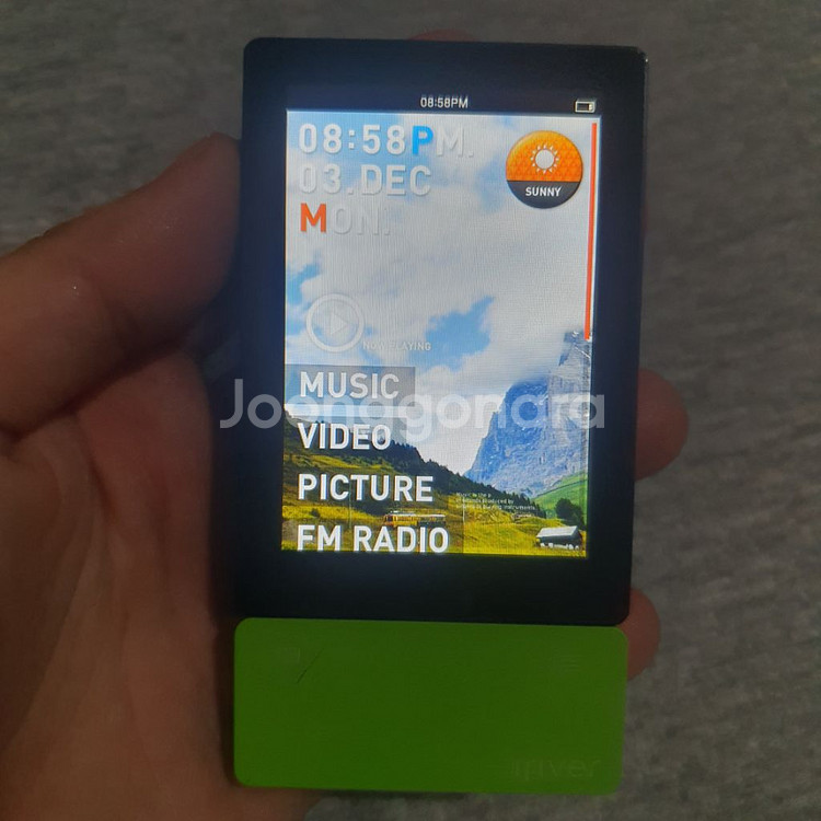 아이리버 U100 4기가 mp3 엠피쓰리--5