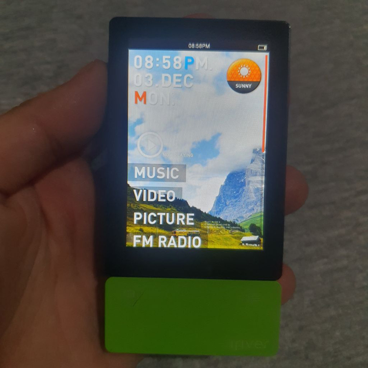 아이리버 U100 4기가 mp3 엠피쓰리--5