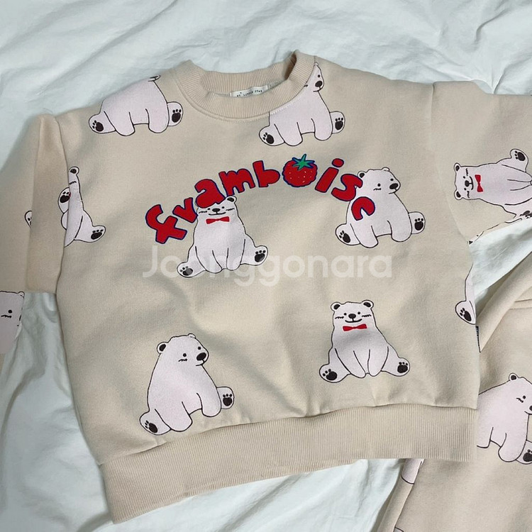 마이리틀스타 곰돌이 상하복 (기모) XS--0