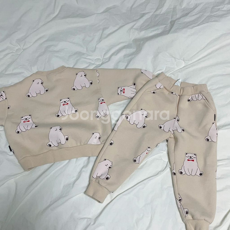 마이리틀스타 곰돌이 상하복 (기모) XS--3