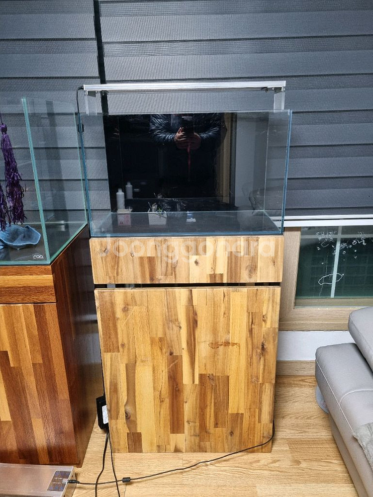 2자 슬림 올디아망 수조 어항 다이 세트 팝니다--0