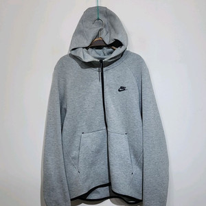 (XL) 나이키 후드집업 그레이 기본로고 캐주얼
