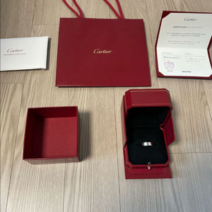 [56호] 까르띠에 러브링 화이트골드 오리지널