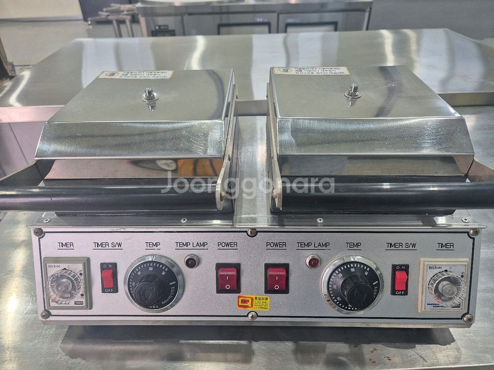 업소용 2구짜리 중고 와플기계 판매합니다--0