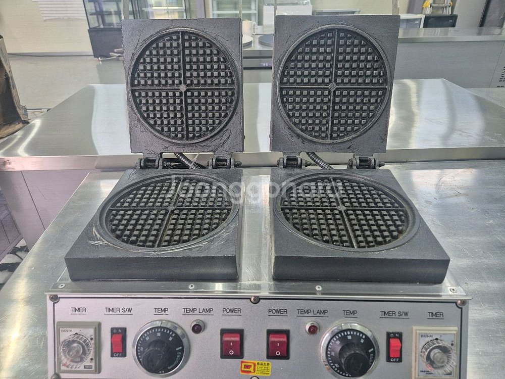 업소용 2구짜리 중고 와플기계 판매합니다--1