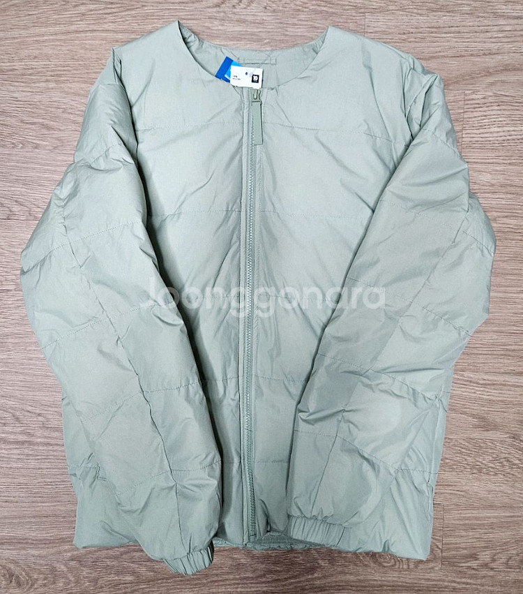 탑텐 다운필 넥리스 점퍼 95 민트--0