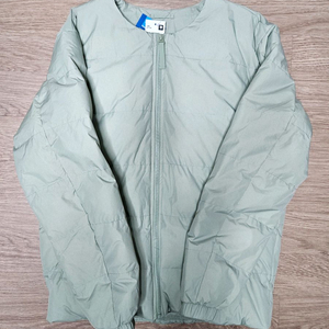 탑텐 다운필 넥리스 점퍼 95 민트