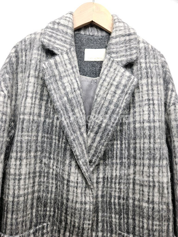 캐리스노트 울알파카 혼방 코트 66--2