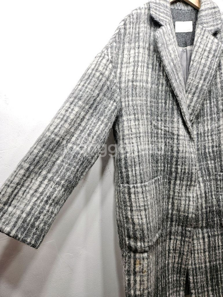 캐리스노트 울알파카 혼방 코트 66--4