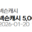 넥슨캐시 5천원 코드