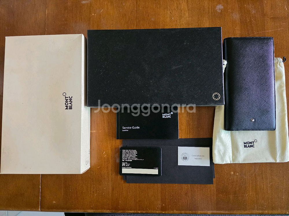 몽블랑 사토리얼 12CC 113207 블랙 장지갑(정품--0