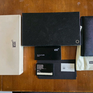 몽블랑 사토리얼 12CC 113207 블랙 장지갑(정품