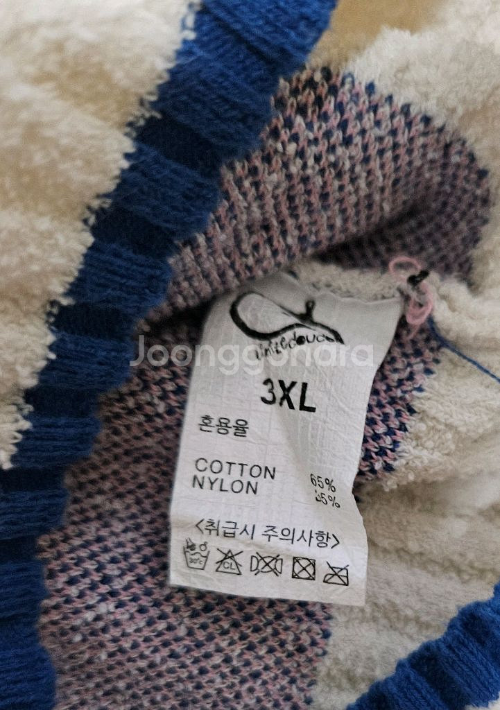 리미떼두두 니트 집업 3XL--3