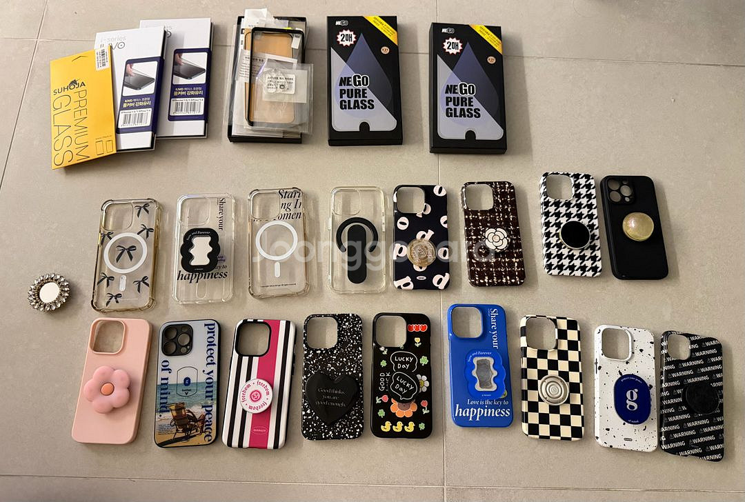 [합쳐서 5만원] 아이폰13프로 케이스 그립톡 필름--0