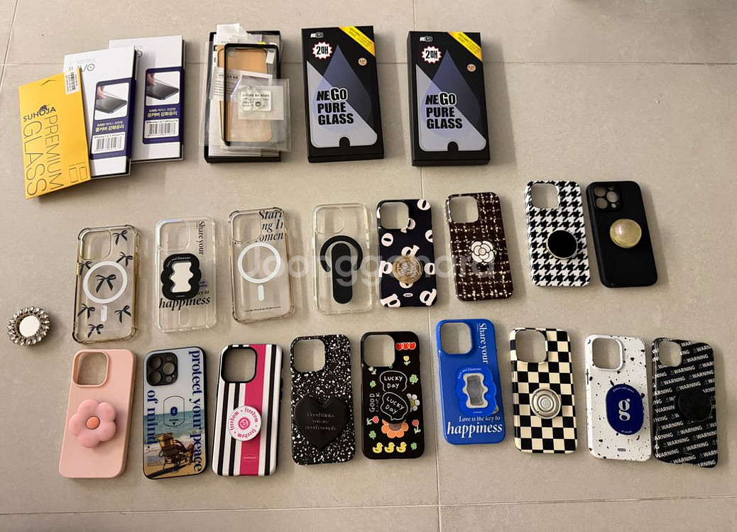 [합쳐서 5만원] 아이폰13프로 케이스 그립톡 필름--1